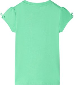 vidaXL Koszulka dziecięca,, jasnozielona, 104 2