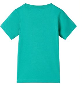 vidaXL Koszulka dziecięca, zielona, 140 2
