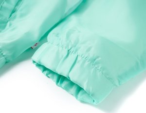 vidaXL Kurtka dziecięca z kapturem i zapięciem na zamek, wielokolorowa, 128 6