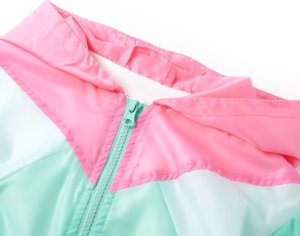 vidaXL Kurtka dziecięca z kapturem i zapięciem na zamek, wielokolorowa, 92 3