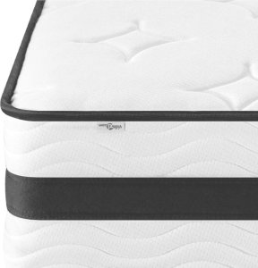 vidaXL Materac bonellowy, twardość średnia, 90x200 cm 6