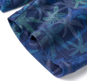 vidaXL Szorty dziecięce ze sznurkiem ściągającym, granatowe, 104 5