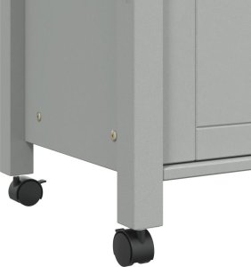 vidaXL Wózek kuchenny MONZA, 84x40x90 cm, lite drewno sosnowe 8