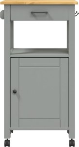 vidaXL Wózek kuchenny, MONZA, 48x40x90 cm, lite drewno sosnowe 5