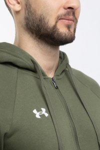 Under Armour Bluza męska Under Armour Rival Fleece FZ Hoodie khaki 1379767 390 S 3