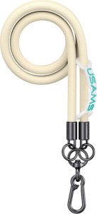 Usams USAMS Uniwersalna smycz do telefonu 1,2m żółty/yellow ZB282GS05 (US-ZB282) 10