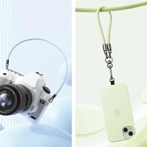 Usams USAMS Uniwersalna smycz do telefonu 30cm zielony/green ZB283GS04 (US-ZB283) 17