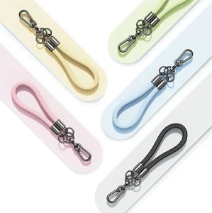 Usams USAMS Uniwersalna smycz do telefonu 30cm żółty/yellow ZB283GS05 (US-ZB283) 3