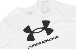 Under Armour Koszulka męska Sportstyle Logo biała 1382911 100 M 4