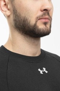 Under Armour Bluza męska Rival Fleece Crew czarna 1379755 001 S 3