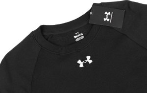 Under Armour Bluza męska Rival Fleece Crew czarna 1379755 001 S 5