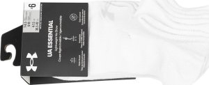 Under Armour Skarpety Under Armour Essential 6 Pack No Show białe 1382611 100 L 2