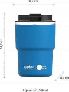 Asobu Asobu - Pick Me Up Niebieski - Kubek termiczny 360 ml 2
