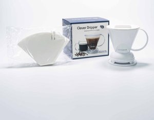 Clever Clever Dripper - Zaparzacz do kawy L 500ml biały + 100 filtrów 2