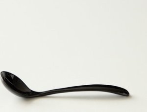 Origami ORIGAMI - Ceramiczna łyżka cuppinowa - Czarna 3