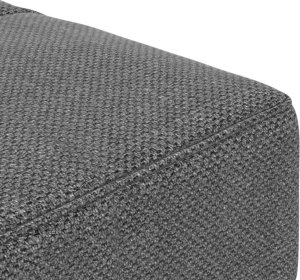 vidaXL 2-osobowa kanapa, 2 poduszki, jasnoszara, tapicerowana tkaniną 8