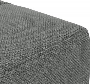 vidaXL 2-osobowa kanapa, 2 poduszki, ciemnoszara, tapicerowana tkaniną 8