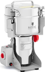 Royal Catering Młynek profesjonalny elektryczny do przypraw ziół kawy orzechów 2000 g 3400 W Młynek profesjonalny elektryczny do przypraw ziół kawy orzechów 2000 g 3400 W 2