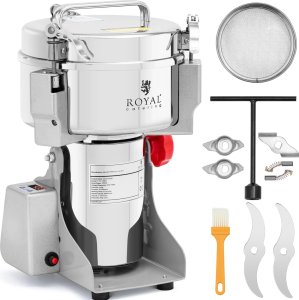 Royal Catering Młynek profesjonalny elektryczny do przypraw ziół kawy 1000 g 3000 W Młynek profesjonalny elektryczny do przypraw ziół kawy 1000 g 3000 W 1