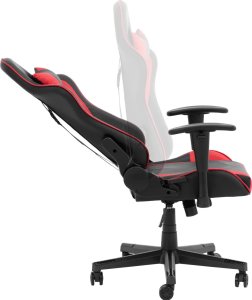 Fotel Uniprodo Fotel gamingowy dla gracza regulowany z podłokietnikami do 130 kg czarno - czerwony Fotel gamingowy dla gracza regulowany z podłokietnikami do 130 kg czarno - czerwony 5