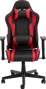 Fotel Uniprodo Fotel gamingowy dla gracza regulowany z podłokietnikami do 130 kg czarno - czerwony Fotel gamingowy dla gracza regulowany z podłokietnikami do 130 kg czarno - czerwony 6