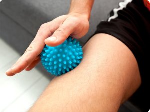 Triton Piłka do masażu i fitness 7,5cm NS-957 niebieska 5