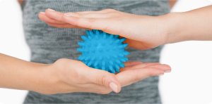 Triton Piłka do masażu i fitness 7,5cm NS-957 niebieska 6