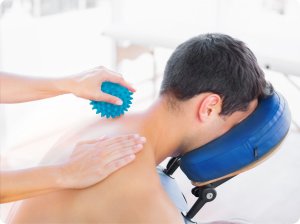 Triton Piłka do masażu i fitness 7,5cm NS-957 niebieska 7