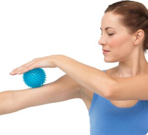 Triton Piłka do masażu i fitness 7,5cm NS-957 niebieska 9