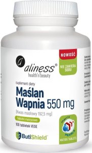 Triton Aliness Maślan wapnia 550 mg (bez sodu) - 100 tabletek 1