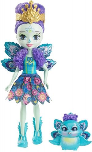 Mattel Enchantimals Lalka + Zwierzątko. Ratter Peacock (DVH87/DYC76) 2