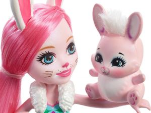 Mattel Enchantimals Lalka + Zwierzątko. Bree Bunny (DVH87/DVH88) 4