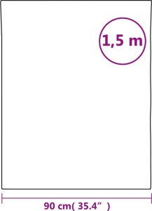 vidaXL Folie lustrzane, 2 szt., samoprzylepne, 90x150 cm, PET 9