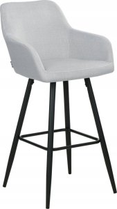 Beliani Zestaw 2 krzeseł barowych jasnoszary CASMALIA 3