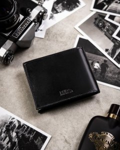 Peterson Elegancki Skórzany Portfel, Etui Na Karty I Brelok 4