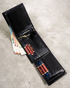 Peterson Elegancki Skórzany Portfel, Etui Na Karty I Brelok 6