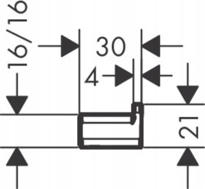 Sourcing Towel hook Hansgrohe AddStoris 41742340, Brushed Black Chrome 2