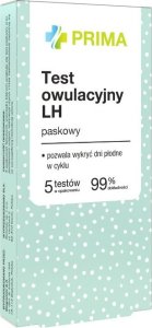 Prima Prima Test owulacyjny LH paskowy - 5 sztuk 1