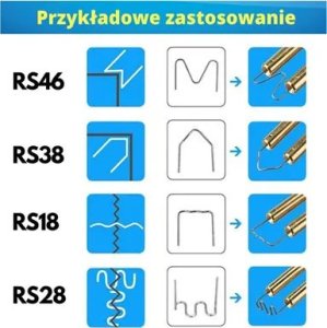 Dedra Zgrzewarka do plastiku 4V, 550 st.C-zestaw, bezprze. USB 2