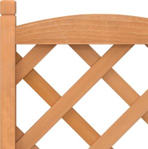 vidaXL Donica z trejażem, brązowa, lite drewno jodłowe 6