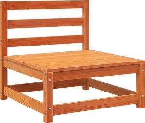 vidaXL Sofa ogrodowa bez podłokietników, woskowy brąz, 70x70x67 cm 2