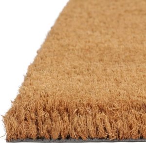 vidaXL Wycieraczka, naturalna, 65x100 cm, włókno kokosowe, tuftowana 3