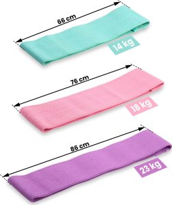 Neo-Sport NeoSport Zestaw taśma oporowych do ćwiczeń NS-961  3 szt 4