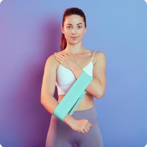 Neo-Sport NeoSport Zestaw taśma oporowych do ćwiczeń NS-961  3 szt 7