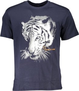 Cavalli Class NIEBIESKI T-SHIRT MĘSKI Z KRÓTKIM RĘKAWEM KLASY CAVALLI XL 1