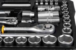 Zestaw narzędzi JCB JCB ZESTAW KLUCZY 108el. 1/2" 1/4" 12