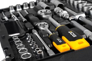 Zestaw narzędzi JCB JCB ZESTAW KLUCZY  94el. 1/2" 1/4" 9