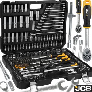 Zestaw narzędzi JCB JCB ZESTAW KLUCZY 216el. 1/2" 3/8" 1/4" 8