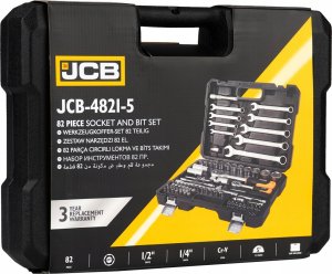 Zestaw narzędzi JCB JCB ZESTAW KLUCZY  82el. 1/2" 1/4" 11