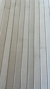 Kosz na pranie Songmics Bambusowy kosz na pranie, 72L Składany kosz, prostokątny schowek z 3 uchwytami, 40 x 30 x 60 cm, biały LCB010W01 10
